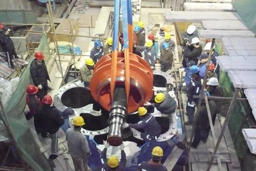 XS型大流量循環(huán)泵安裝現(xiàn)場